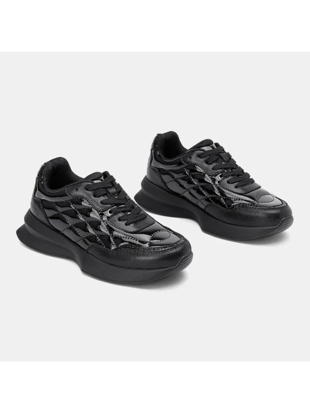 Quilted Platform Sneakers for Women | Chunky Casual Walking & Fashion Shoes